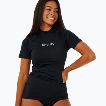 Schwimm T-Shirt Damen Rip Curl Classic Surf Upf Rashguard SS black