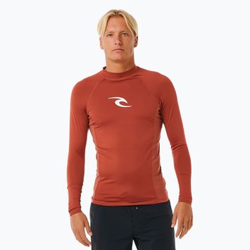 Schwimm Longsleeve  Herren Rip Curl Waves Upf Perf L/S red