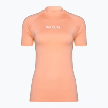 Schwimm T-Shirt Damen Rip Curl Classic Surf Upf Rashguard SS bright peach