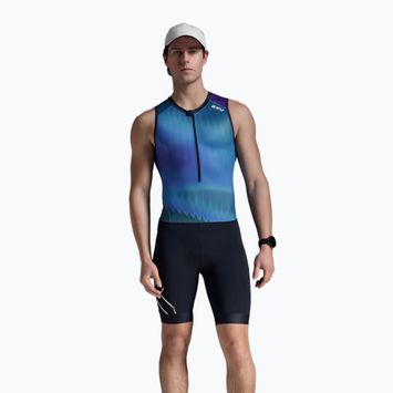 Triathlon-Anzug Herren 2XU Core azure blue/midnight