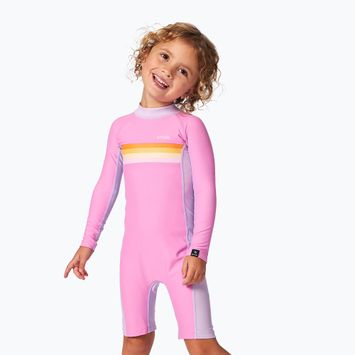 Rip Curl Rainbow Tide Springsuit hellrosa Kinder Badeanzug einteilig