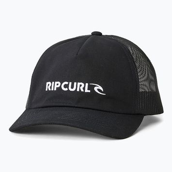 Herren Rip Curl Marke Icon Trucker Baseballmütze schwarz