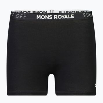 Thermoboxershorts für Frauen Mons Royale Hannah Merino Hot schwarz