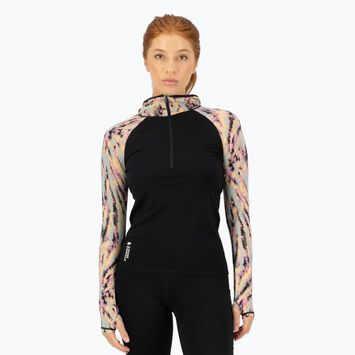 Damen Thermo-Sweatshirt Mons Royale Bella Tech Hood schwarz