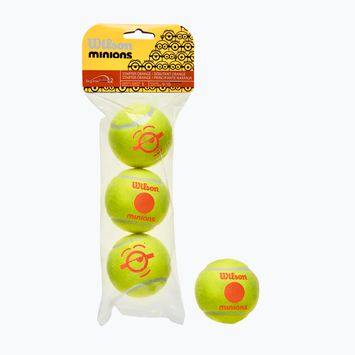 Wilson Minions Stage 2 Kinder-Tennisbälle 3 Stück gelb WR8202601