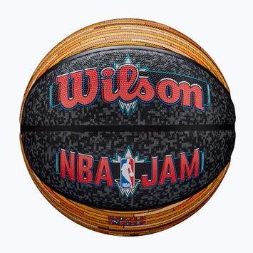 Wilson NBA Jam Outdoor Basketball schwarz/gold Größe 7