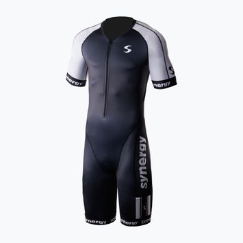 Triathlonanzug für Herren Synergy Elite Short Sleeve Trisuit salt & pepper