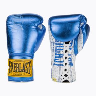 Boxhandschuhe Everlast Fight Leather blue