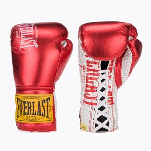 Boxhandschuhe Everlast Fight Leather red