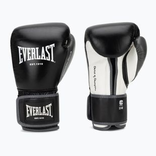 Boxhandschuhe Everlast Powerlock OG H&L Leather Advanced Training black/white