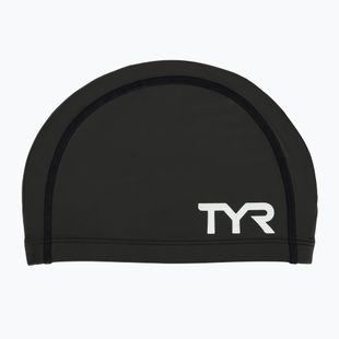 TYR Silicone Comfort Badekappe schwarz