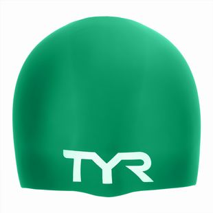 TYR Wrinkle Free Badekappe grün