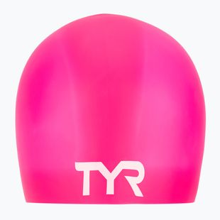 Schwimmkappe TYR Wrinkle Free Silicone pink