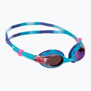 Schwimmbrille Kinder TYR Swimple Tie Dye Mirrored purple/turqoise/purple