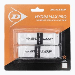 Overgrip für Squashschläger Dunlop Hydramax Pro Replacement Grip 2 Stück white