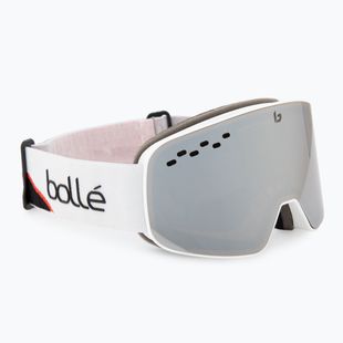 Skibrille Bollé Nevada race white matte/black chrome