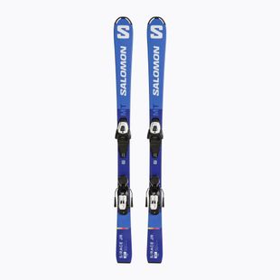 Kinder-Abfahrtsski Salomon S/Race MT Jr + L6 race blau/weiß