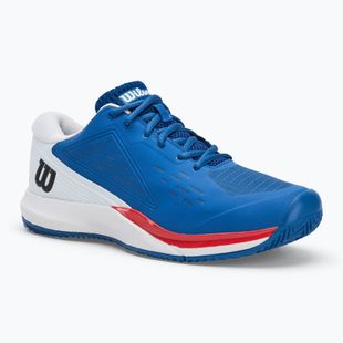 Tennisschuhe Herren Wilson Rush Pro Ace Clay deja vu blue/ white/ infrared