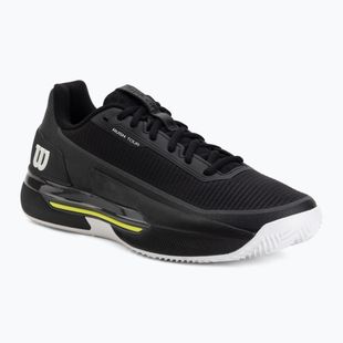Herren-Tennisschuhe Wilson Rush Pro 5 Tour Clay black/white/safety yellow