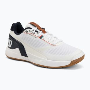 Herren-Tennisschuhe Wilson Rush Pro 5 white/navy blazer/gum