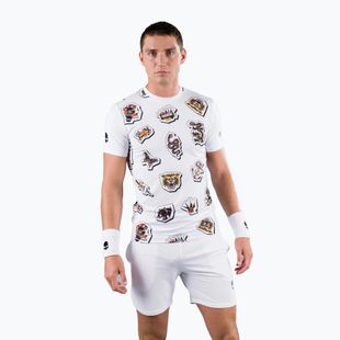 Herren-Tennisshirt HYDROGEN Tattoo Tech weiß T00504001