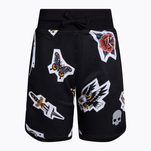 HYDROGEN Tattoo Tech Kinder-Tennisshorts schwarz TK0506007