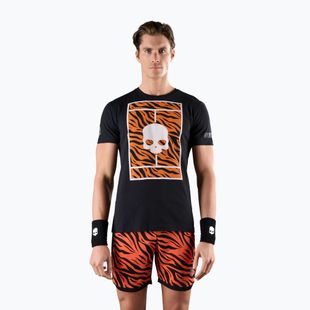 Men's HYDROGEN Tennis Court Cotton Tee schwarz