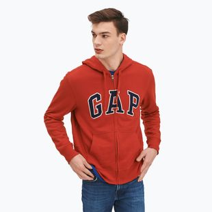 Herren GAP XLS FT Arch FZ HD lasalle rot Sweatshirt