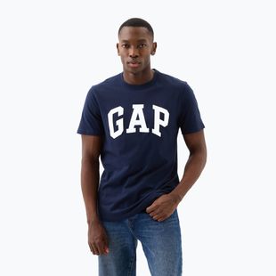 Herren GAP Soft Basic Logo T-shirt blau navy