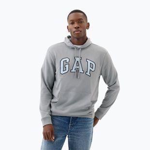 Herren GAP Heritage Crewneck Logo Sweatshirt Sturmwolke