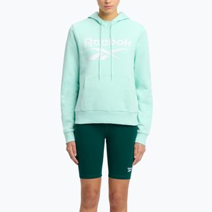 Hoodie Sweatshirt Damen Reebok Identity Big Logo Fleece glitch aqua
