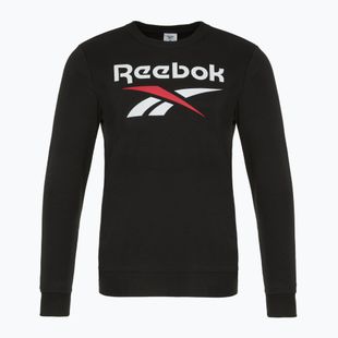 Hoodie Sweatshirt Herren Reebok Identity Big Logo Fleece Crew black/white/vector red