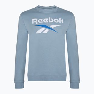 Hoodie Sweatshirt Herren Reebok Identity Big Logo Fleece Crew upgrade blue
