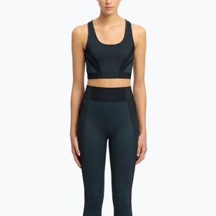 Damen Trainings-BH Reebok Rbk Lab Seamless schwarz