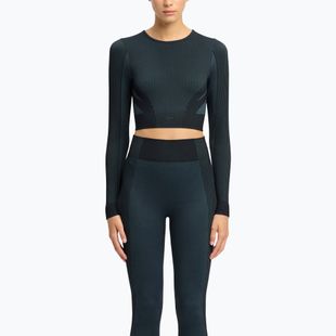 Trainings Longsleeve Damen Reebok RBK Lab Seamless Crop black
