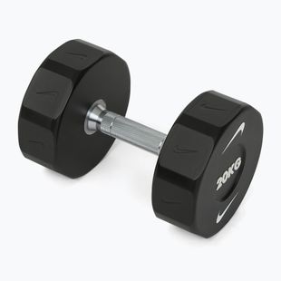 Chromierte Hantel Nike Strength Pro Urethane Dumbbell 20 kg black/white