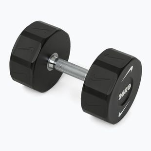 Chromierte Hantel Nike Strength Pro Urethane Dumbbell 26 kg black/white
