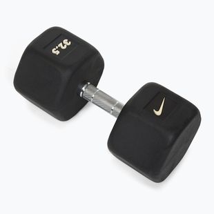 Gummi-Hantel Nike Strength Hex Dumbbell 32,5 kg black/white