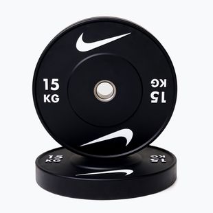 Bumper-Gewicht Nike Strength Rubber Bumper Plates 15 kg black/white