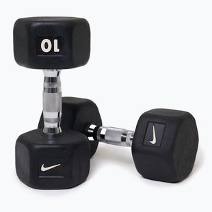 Kurzhanteln Nike Strength Hex Dumbbell 2 x 10 kg black/white