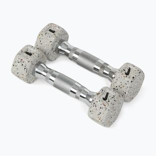 Hanteln Nike Strength Grind Hex Dumbbell 2 x 1 kg wolf grey