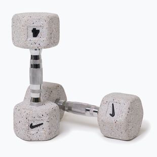 Hanteln Nike Strength Grind Hex Dumbbell 2 x 4 kg wolf grey