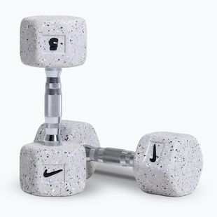 Hanteln Nike Strength Grind Hex Dumbbell 2 x 5 kg wolf grey