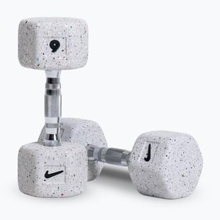 Kurzhanteln Nike Strength Grind Hex Dumbbell 2 x 6 kg wolf grey