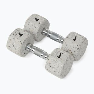 Kurzhanteln Nike Strength Grind Hex Dumbbell 2 x 7 kg wolf grey