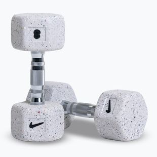Hanteln Nike Strength Grind Hex Dumbbell 2 x 8 kg wolf grey
