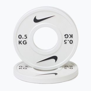Hantelscheiben Nike Strength Change Plates 2 x 0,5 kg white/black