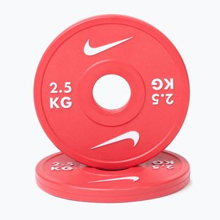 Hantelscheiben Nike Strength Change Plates 2 x 2,5 kg red/white