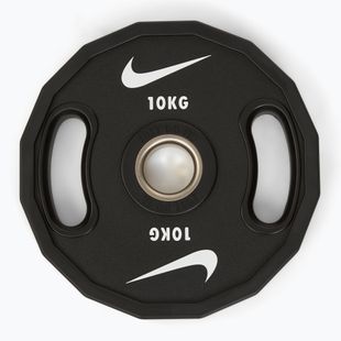 Bumperplatten Nike Strength Pro Urethane Plates 10 kg black/white