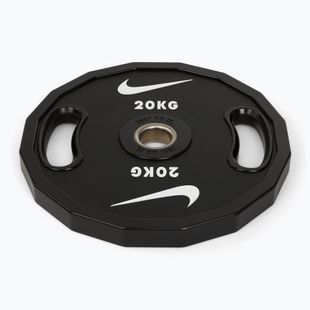 Bumper-Gewichte Nike Strength Pro Urethane Plates 20 kg black/white